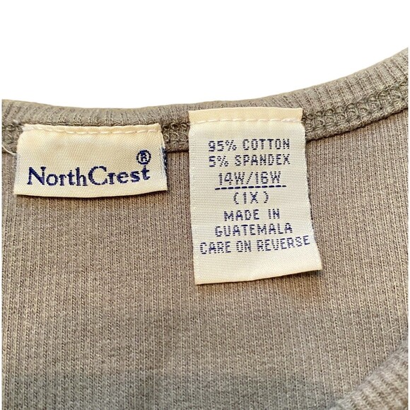 Gloria Vanderbilt Capri Set Sage Beach Coastal Floral Pockets Tank 16 - Picture 11 of 11